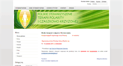 Desktop Screenshot of polarity-craniosacral.pl